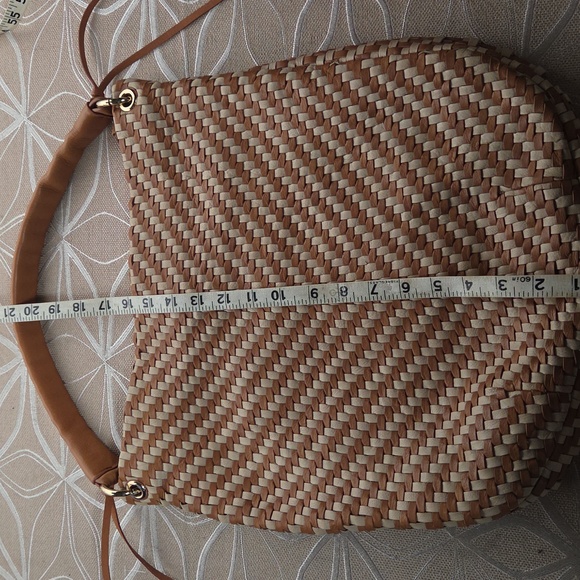 Christopher Kon Woven Leather Shoulder Bag/Crossbody! - Picture 11 of 13